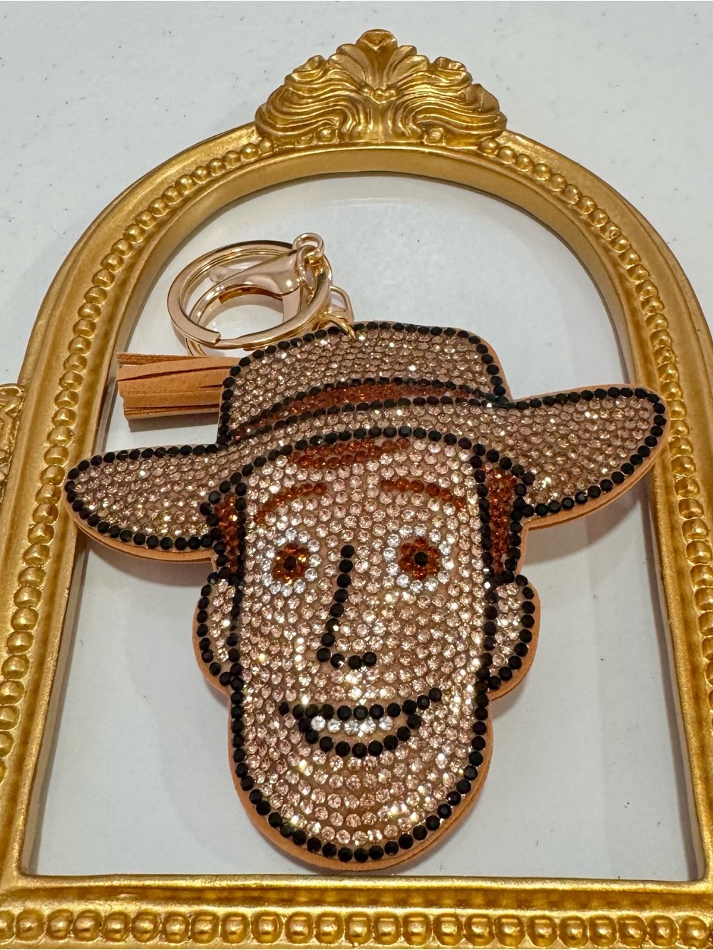 New Crystal Cowboy Woody Keychain
